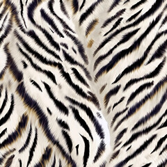 Fototapeta na wymiar Seamless Endless Hand Painting Watercolor Abstract zebra leopard Animal Skin Geometric Print Pattern Colorful Tie Dye Background