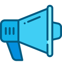 loudspeaker two tone icon