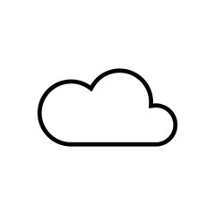 cloud icon vector illustration eps 