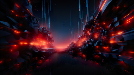 Abstract background 3D