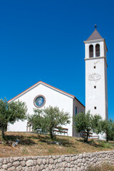 Obraz premium St. Anne's Church in Žaborić in the state of Šibenik-Knin Croatia