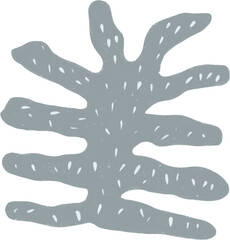 Hand drawn Abstract Plant Illustration