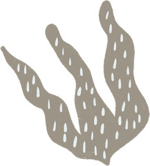 Hand drawn Abstract Plant Illustration