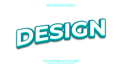 Design 3D Fully Editable  Vector Eps Text Effect Template 