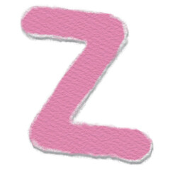 Cute chalk paint alphabet 