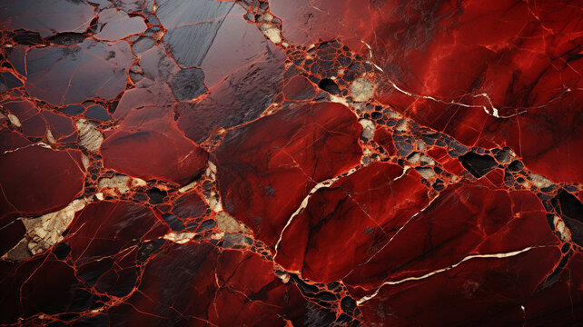 dark red texture background, marble abstract pattern.generative ai