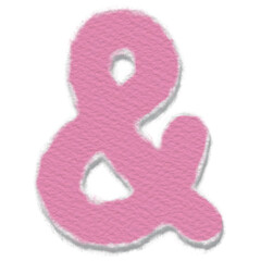 Cute chalk paint alphabet 