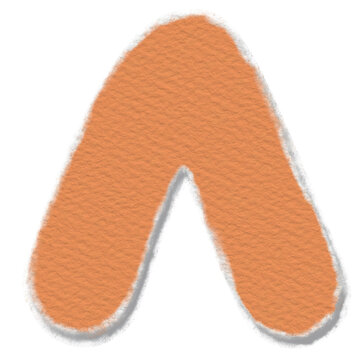 Cute chalk paint alphabet 