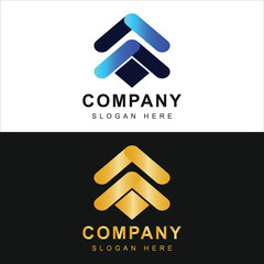 abstract geometric logo design perfect for business company logo