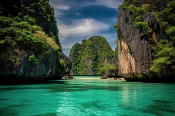Fototapeta premium tropical paradise seascape of Southeast Asia