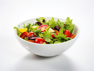 fresh salad with tomatoes