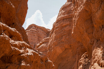 Kok-Moinok Canyon Kyrgystan. Nice mountains tourism. High quality photo