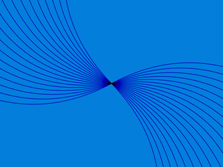 High Quality Line Illustration Dark Color Background Design