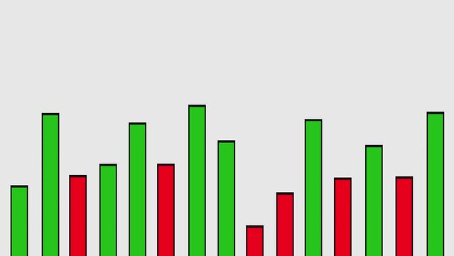 graph in white background animation