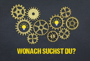 Wonach suchst du?	