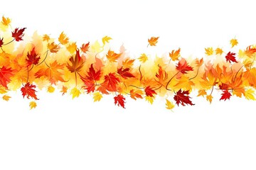 Autumn seasonal background. Generative AI
