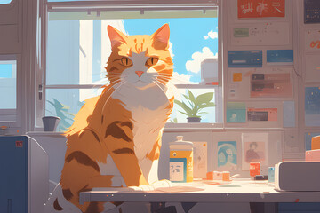 Cool cat. Generative AI