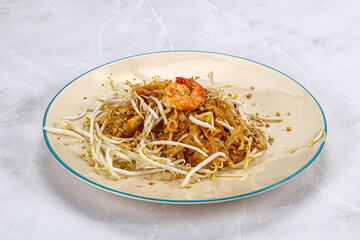 Pad thai - noodle with shrimps