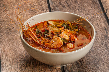 Thai traditional cuisine - Tom Yum soup