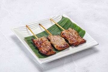 Thai cuisine - grilled pork skewer