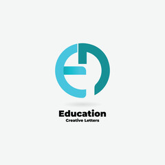 Fototapeta premium Education Logo