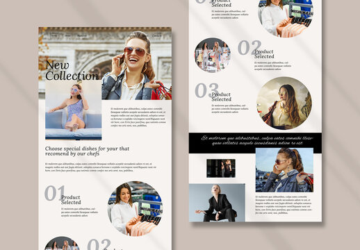 Fashion Email News Letter Layout