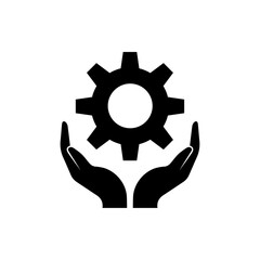 Obraz premium Intelligence and knowledge care logo and vector icon design.