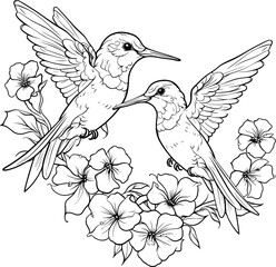 Floral Birds