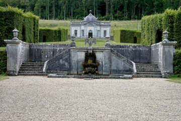 Cabinet de jardin Frederic Saal au château de Freyr en Belgique