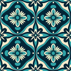 Fototapeta premium seamless floral background, pattern