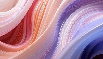 modern abstract background with colorful curved ribbon