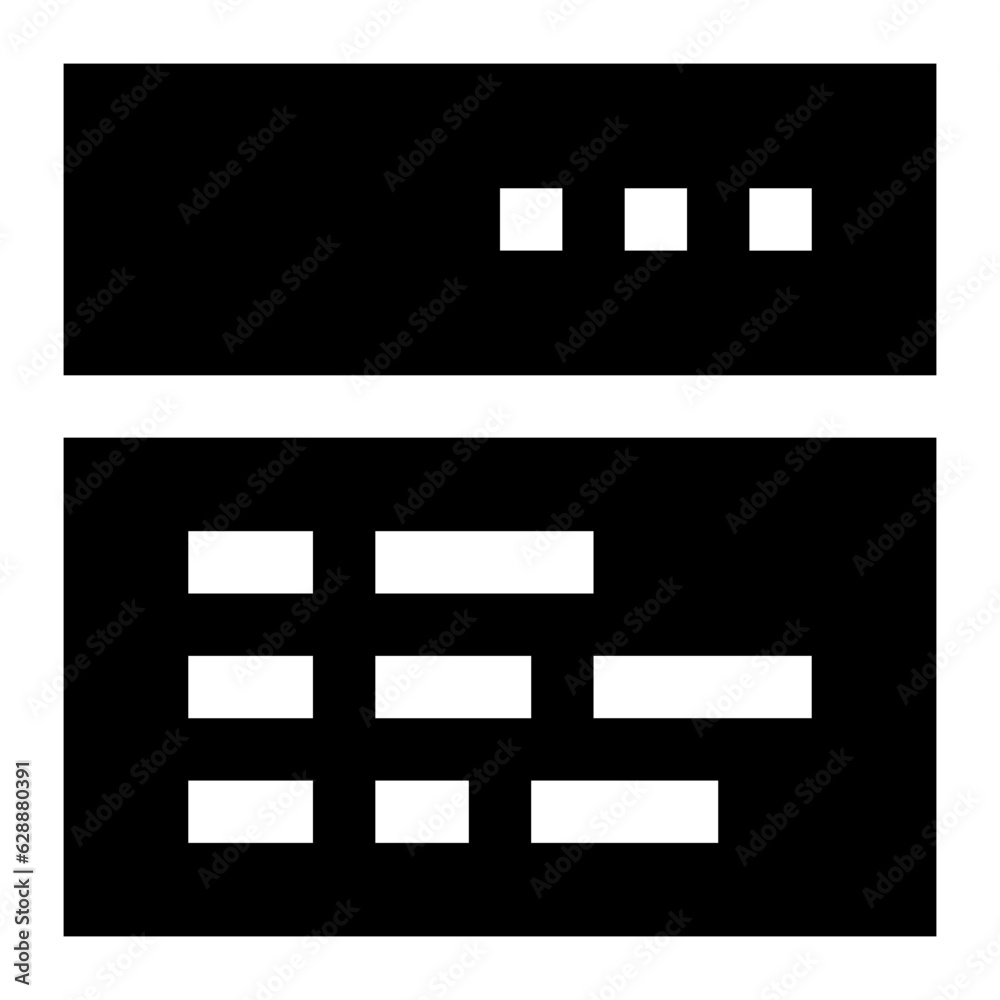 Poster coding icon. internet technology concept. icon in line style