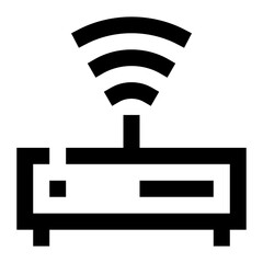 Modem icon. Internet technology concept. Icon in line style