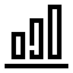 Signal Status icon. Internet technology concept. Icon in line style