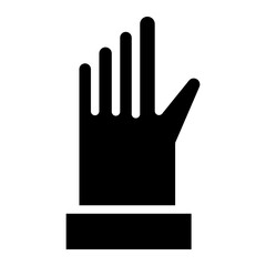 Obraz premium winter gloves glyph 