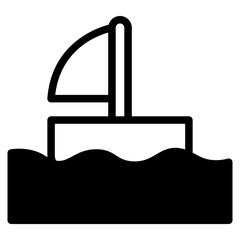 Obraz premium boat dualtone