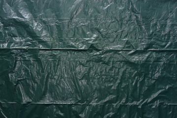 cool macro top shot of dark bin bag foil material with dust, nice photo overlay or background.