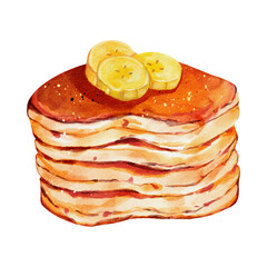 Pancake Design With transparent Background