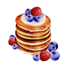 Pancake Design With transparent Background