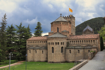 Monastery of Santa Maria de Ripoll. Catalonia, Spain. Founded in 879 it is considered the cradle of the Catalan nation