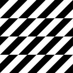 Seamless pattern with geometric motifs in black and white. Vector illustration.