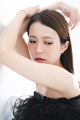 Fototapeta premium ステージ衣装を着た女性