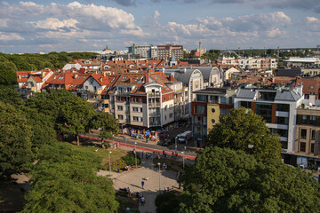 view of the town Kołobrzeg. Poland