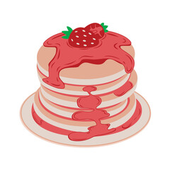 Pancake Design With transparent Background