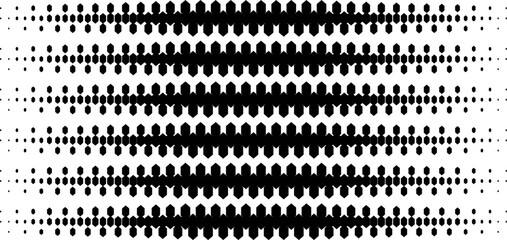 Hexagon geometric fading patterned texture or wallpaper vector