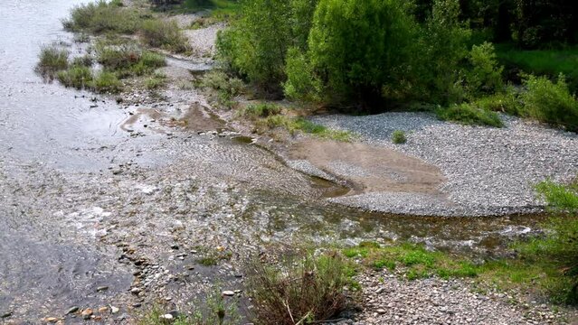 Confluence of the Methow and Chewuch Rivers in Washington State