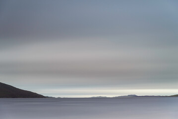 scottish landscape during a rainy day, Scotland