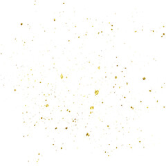 Golden Glitter Drops