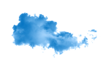Clouds or blue smoke transparent png