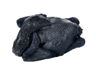 Whole Black Chicken, Silkie, transparent png